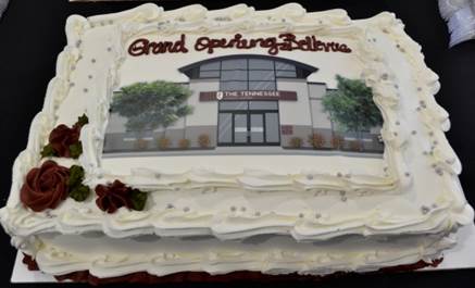 Grand Opening cake with branch image